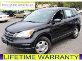 2010 Crystal Black Pearl Honda CR-V LX AWD #81287914
