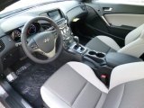 2013 Hyundai Genesis Coupe 2.0T Premium Gray Leather/Gray Cloth Interior