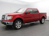 2010 Red Candy Metallic Ford F150 Lariat SuperCrew 4x4 #81349506