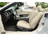 2010 Ford Mustang V6 Convertible Stone Interior