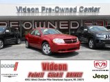 Inferno Red Crystal Pearl Dodge Avenger in 2009