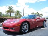 Magnetic Red Metallic Chevrolet Corvette in 2005
