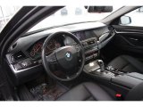 2011 BMW 5 Series 528i Sedan Black Interior