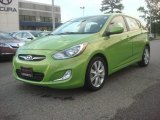 2012 Electrolyte Green Hyundai Accent SE 5 Door #81348867