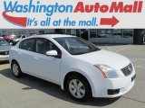 Fresh Powder White Nissan Sentra in 2007