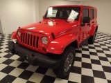 2013 Rock Lobster Red Jeep Wrangler Unlimited Rubicon 4x4 #81349184