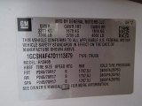 2013 Chevrolet Express 1500 AWD Cargo Van Info Tag