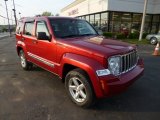 2008 Inferno Red Crystal Pearl Jeep Liberty Limited 4x4 #81349455