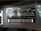 2009 C Color Code for Palladium Silver Metallic - Color Code: 792