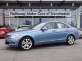 2010 Quartz Blue Metallic Mercedes-Benz C 300 Luxury 4Matic #81349175