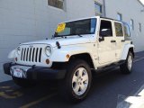 2010 Stone White Jeep Wrangler Unlimited Sahara 4x4 #81349373