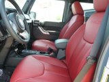 2013 Jeep Wrangler Unlimited Rubicon 10th Anniversary Edition 4x4 Rubicon 10th Anniversary Edition Red/Black Interior