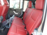 2013 Jeep Wrangler Unlimited Rubicon 10th Anniversary Edition 4x4 Rear Seat