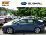 2013 Marine Blue Pearl Subaru Impreza 2.0i Limited 4 Door #81403408