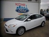 2012 Oxford White Ford Focus SEL Sedan #81403391