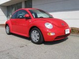 2000 Red Uni Volkswagen New Beetle GL Coupe #8120229