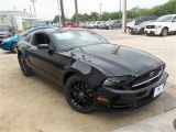 Black Ford Mustang in 2014