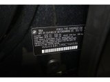 2011 BMW 7 Series 750Li Sedan Info Tag