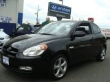 2007 Ebony Black Hyundai Accent SE Coupe #81403933