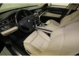 2011 BMW 7 Series 740Li Sedan Oyster/Black Interior