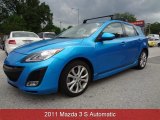 2011 Celestial Blue Mica Mazda MAZDA3 s Grand Touring 5 Door #81403545