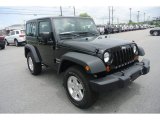 Black Jeep Wrangler in 2013