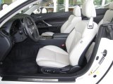 2011 Lexus IS 350C Convertible Light Gray Interior