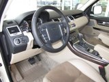 2010 Land Rover Range Rover Sport HSE Almond-Nutmeg Alcantara/Ivory Stitching Interior