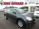 2010 Cyber Gray Metallic Chevrolet Equinox LS AWD #81455525