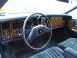 1985 Cadillac Eldorado Coupe Blue Interior