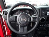 2013 Jeep Wrangler Sport 4x4 Steering Wheel