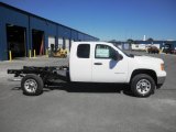 2013 Summit White GMC Sierra 2500HD Extended Cab 4x4 Chassis #81455599