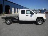 2013 Summit White GMC Sierra 2500HD Extended Cab 4x4 Chassis #81455598