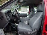 2013 Ford F350 Super Duty XL SuperCab 4x4 Utility Truck Steel Interior