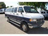 1997 Medium Blue Metallic Dodge Ram Van 3500 Passenger #81455043