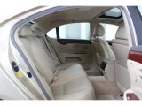 2009 Lexus LS 460 Rear Seat