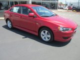 Rally Red Metallic Mitsubishi Lancer in 2013