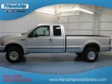 1999 Silver Metallic Ford F250 Super Duty XLT Extended Cab 4x4 #81502354