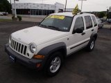 Stone White Jeep Liberty in 2005