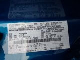 2013 C-Max Color Code for Blue Candy - Color Code: Z9