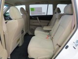 2013 Toyota Highlander  Rear Seat