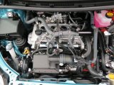 2013 Toyota Prius c Hybrid Four 1.5 Liter DOHC 16-Valve VVT-i 4 Cylinder Gasoline/Electric Hybrid Engine