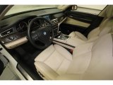 2011 BMW 7 Series 750i Sedan Oyster/Black Interior