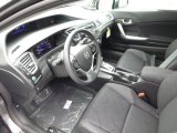 2013 Honda Civic EX Coupe Black Interior