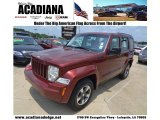 2008 Red Rock Crystal Pearl Jeep Liberty Sport #81540228