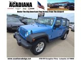 2010 Surf Blue Pearl Jeep Wrangler Unlimited Sport #81540218