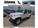 2010 Stone White Jeep Wrangler Unlimited Sahara 4x4 #81540217