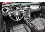 2010 Ford Mustang V6 Premium Convertible Charcoal Black Interior