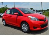 2013 Toyota Yaris Absolutely Red