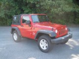 2007 Flame Red Jeep Wrangler X 4x4 #81540531